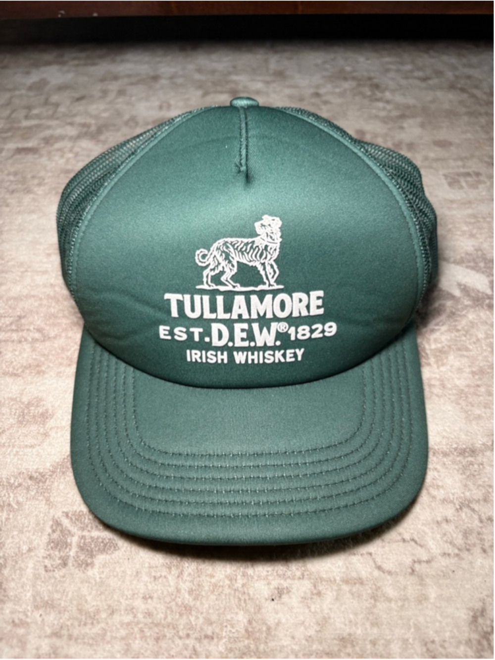 Tullamore Dew Irish Whiskey Green Trucker Hat